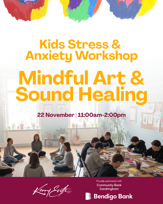 Kids Stress and Anxiety Management Workshop: Art Therapy and Sound Healing Meditation
